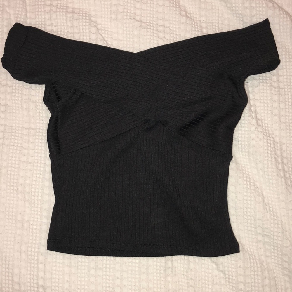 Black tank top